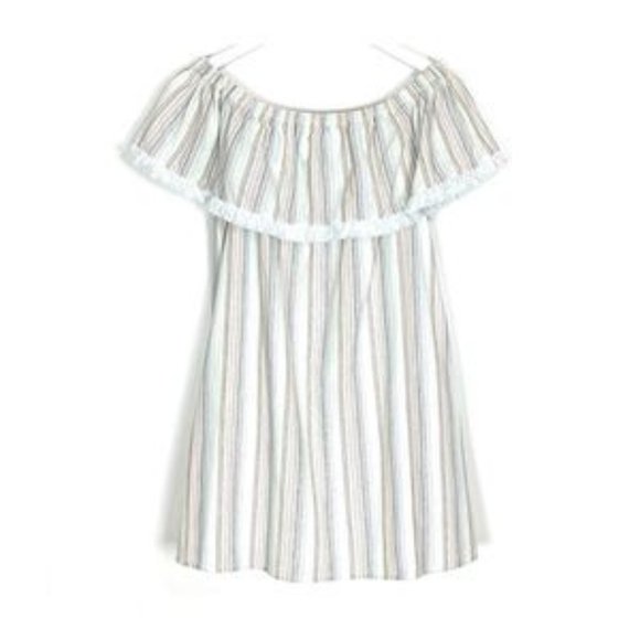 Cooper & Ella striped off shoulder dress - Picture 2 of 3